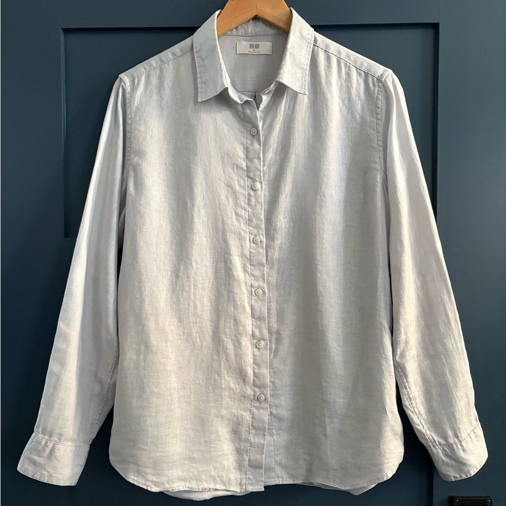 Uniqlo Light Blue Button Down Shirt